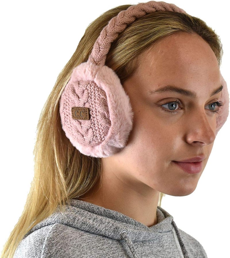 Cc Soft Winter Warm Adjustable Headband Ear Warmer Earmuffs - Image 1