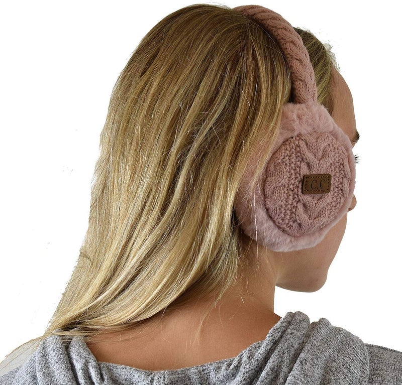 Cc Soft Winter Warm Adjustable Headband Ear Warmer Earmuffs - Image 4