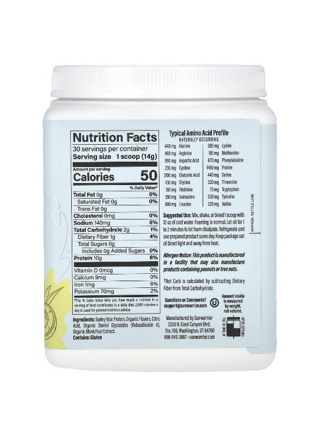 Sunwarrior, Clear Protein Refresh, Pineapple Coconut, 14.8 oz (420 g) - Image 2