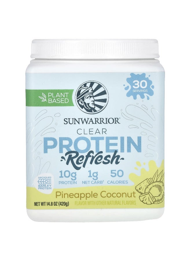 Sunwarrior, Clear Protein Refresh, Pineapple Coconut, 14.8 oz (420 g) - Image 1