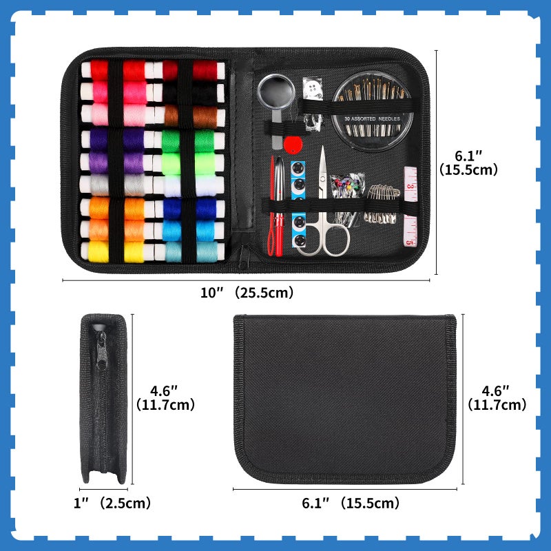 Marcoon Sewing Kit for Adults,Marcoon Needle and Thread Kit with Sewing Supplies and Accessories Contains Scissors, Measure Tape,Seam Ripper,Suitable for Home, Travel, Beginner, Emergency - Image 5
