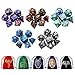 Grajar 35Pcs DND Dice Set with 5 Colorful Animal Patterned Dice Pouches Polyhedral Dice Sets for Dungeons and Dragons DD TTRPG MTG Table Role Playing Games - Image 2