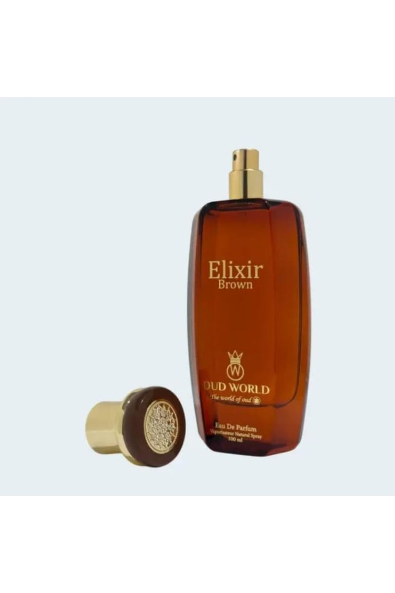 Oud World Elixier Brown – Warm & Spicy Oriental Perfume