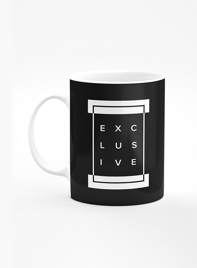 ستايلايزد كوب قهوة مطبوع مصمم بمقبض شديد التحمل 11 أونصة أكواب هدايا شخصية من السيراميك [آمن للاستخدام في الميكروويف ومقاوم للغسل في غسالة الصحون] - طباعة رخامية أسود - Image 1