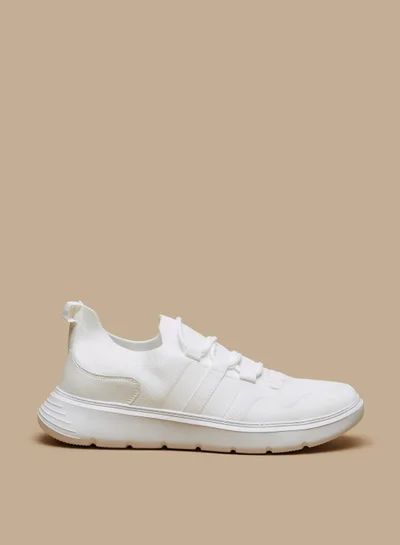 ال بي ال من شو اكسبرس Mens Solid Sports Shoes with Lace-Up Closure