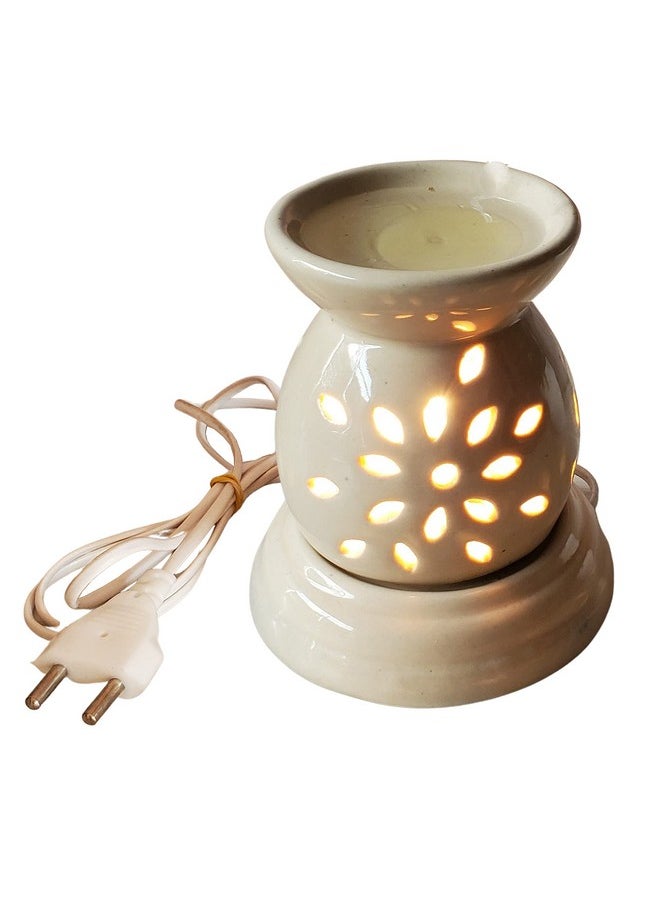 Pure Source India Ceramic Electric Oil Diffuser, with Lemon Grass, 1 Piece, Off-White - pzsku/ZE4A9DD8838311BC07192Z/45/_/1740982529/61cf03a7-c12e-441d-bfe3-e56e3bdf9e2f