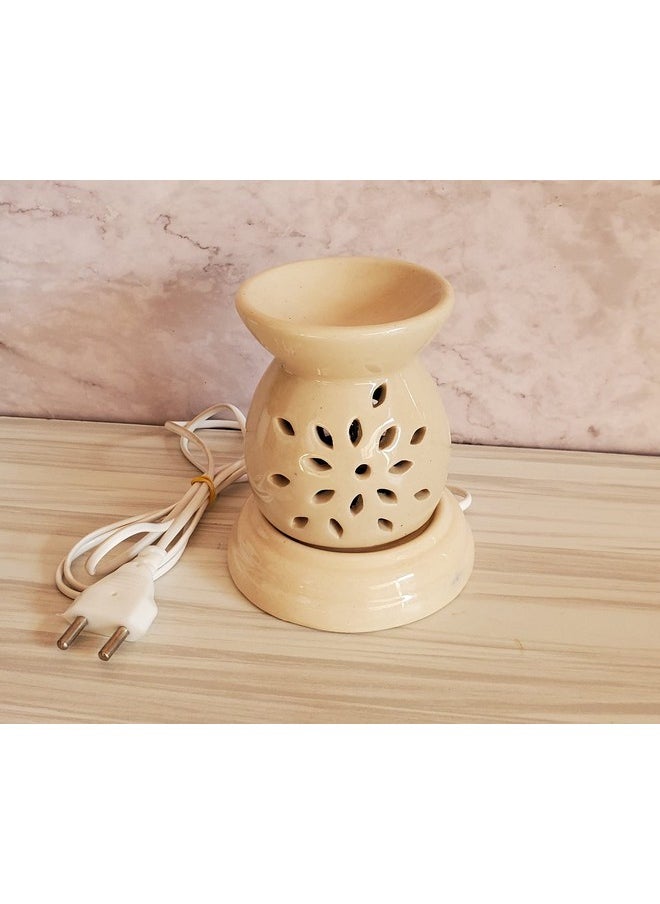 Pure Source India Ceramic Electric Oil Diffuser, with Lemon Grass, 1 Piece, Off-White - pzsku/ZE4A9DD8838311BC07192Z/45/_/1740982530/84f04b6e-d710-494a-bb11-4eb0625d2a6e