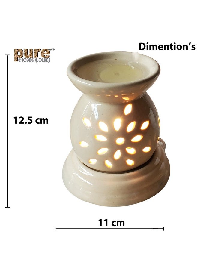 Pure Source India Ceramic Electric Oil Diffuser, with Lemon Grass, 1 Piece, Off-White - pzsku/ZE4A9DD8838311BC07192Z/45/_/1740982533/03db690f-0360-4a7b-a0d8-7786f9786238