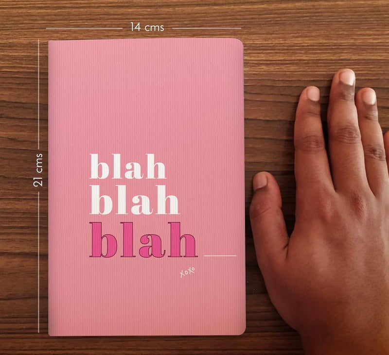 FACTOR NOTES 90 GSM A5 Notebook: Plain | 160 Pages (The Blah Blah) - Image 4