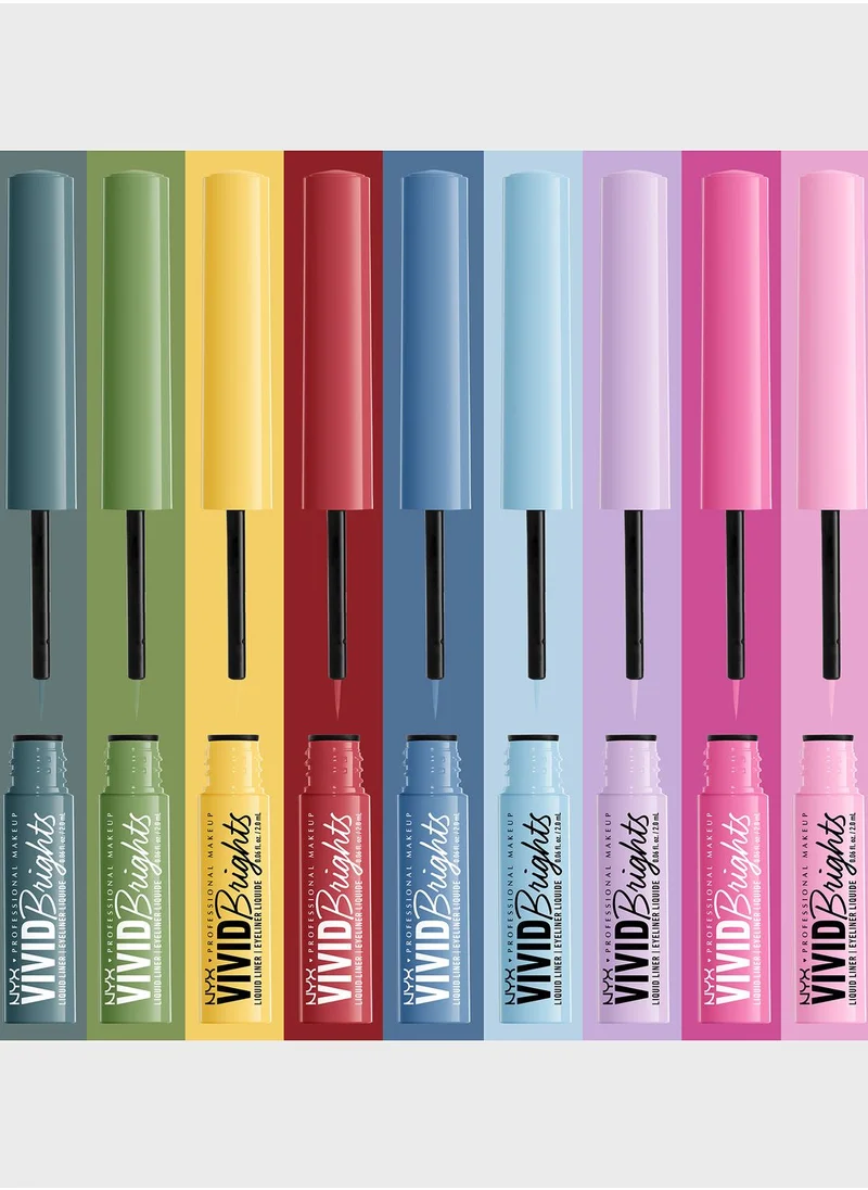 NYX PROFESSIONAL MAKEUP Bright Matte Liquid Eyeliner Liquide Mat 2.0 ML