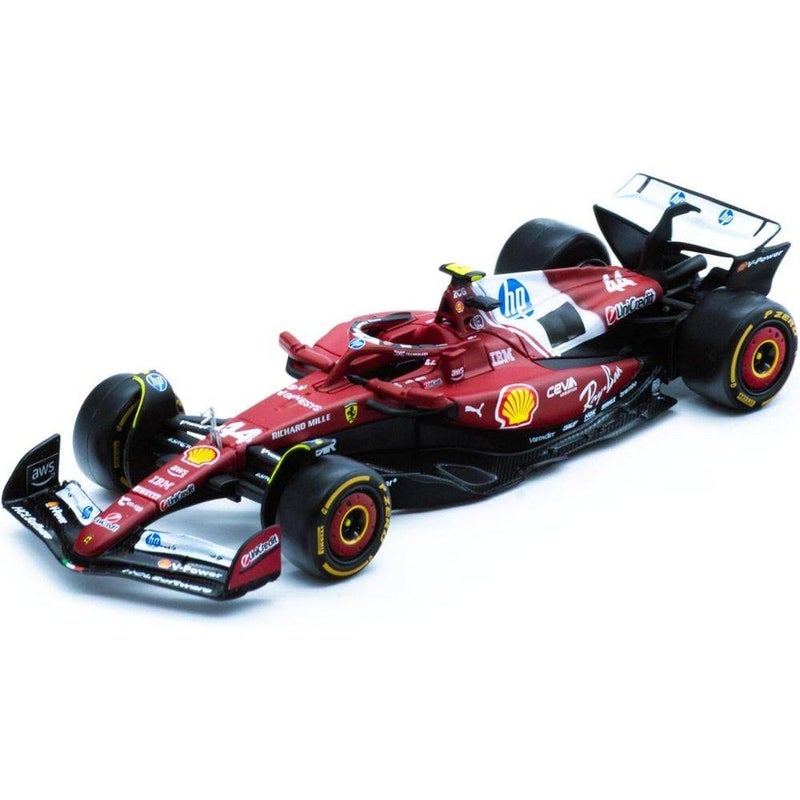 Bburago Formula One Racing 2025 Ferrari SF-25 #44 Louis Hamilton Die-cast Car (1:43, Red/Black) - Image 3