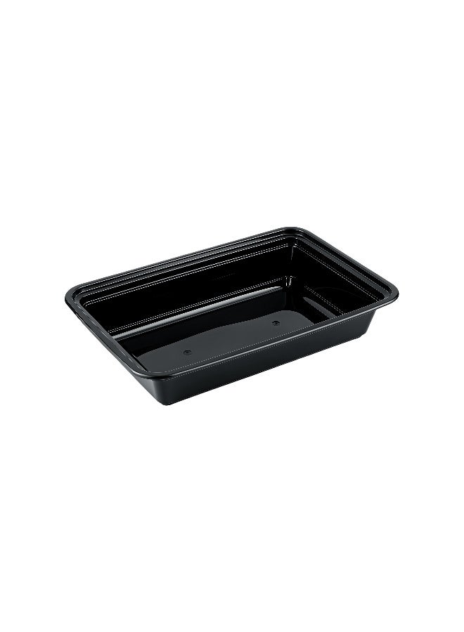 packwell حاوية قاعدة سوداء 32 أونصة مع غطاء 5 قطع - Image 5