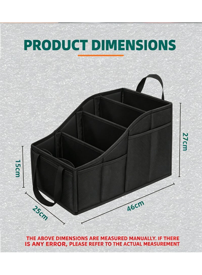 Oxford Cloth Foldable Car Storage Organizer - Large Capacity Trunk & Seat Box - Image 3