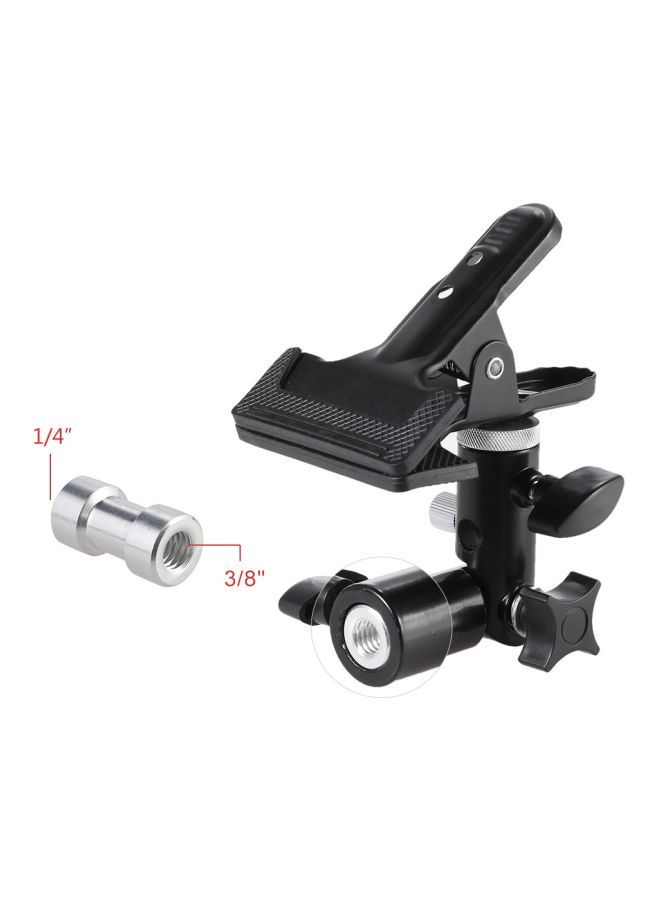 NIBEMINENT Metal Clamp Clip Holder Black/Silver - Image 2