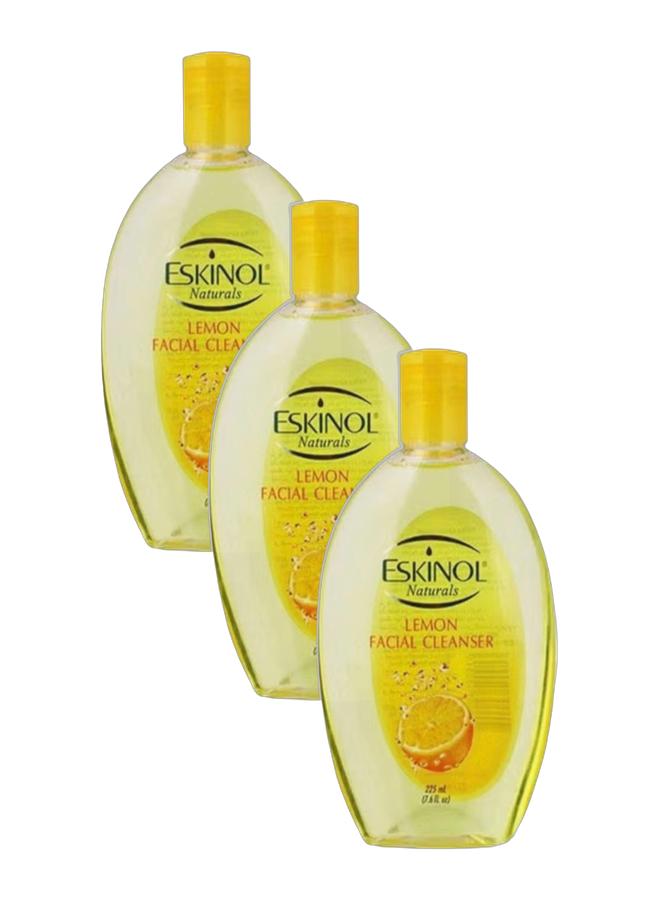 Eskinol 3 pieces of deep cleansing facial wash with lemon extract,3 X 225 ml - Image 2