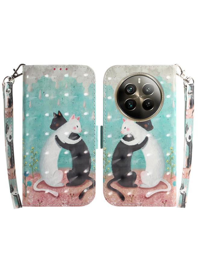 إيروريكس جراب هاتف Realme 12 Pro+ Global ثلاثي الأبعاد ملون أفقي من الجلد القابل للطي - Image 1