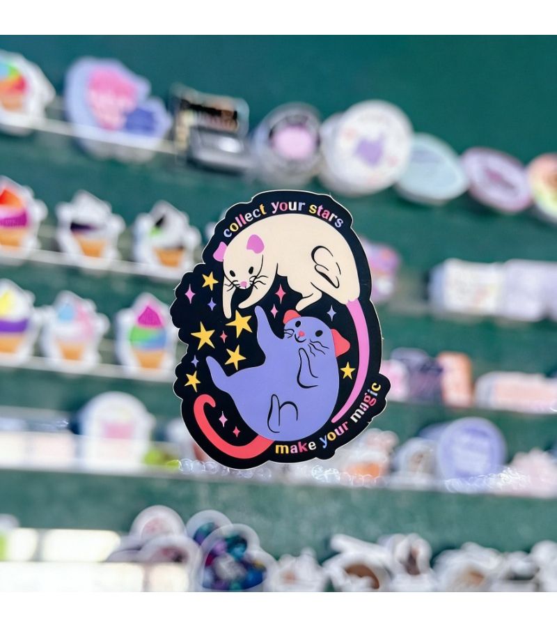 Funny Water Bottle PVC Sticker Set for Laptop Cute Decal - Image 1