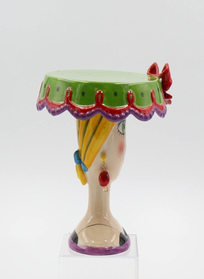 Appletree 6-1/2-Inch Sugar High Social by Babs Ceramic Cake Stand - Image 3