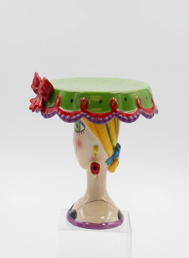 Appletree 6-1/2-Inch Sugar High Social by Babs Ceramic Cake Stand - Image 2