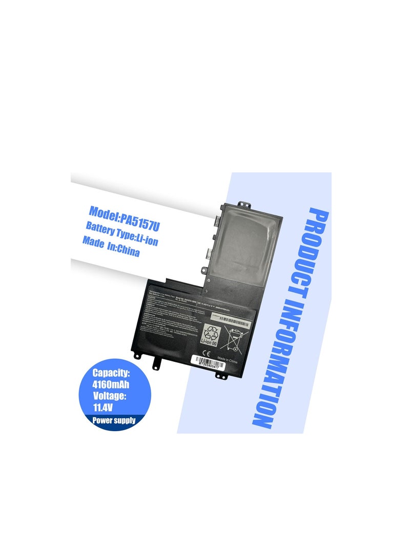 Terabyte بطارية بديلة PA5157U PA5157U-1BRS لابتوب توشيبا ساتلايت E45T E45T-A4100 E45T-A E45T-A4200 E45t-a4300 E55 E55T-A5320 E55-A5114 (11.4V 50Wh) - Image 2