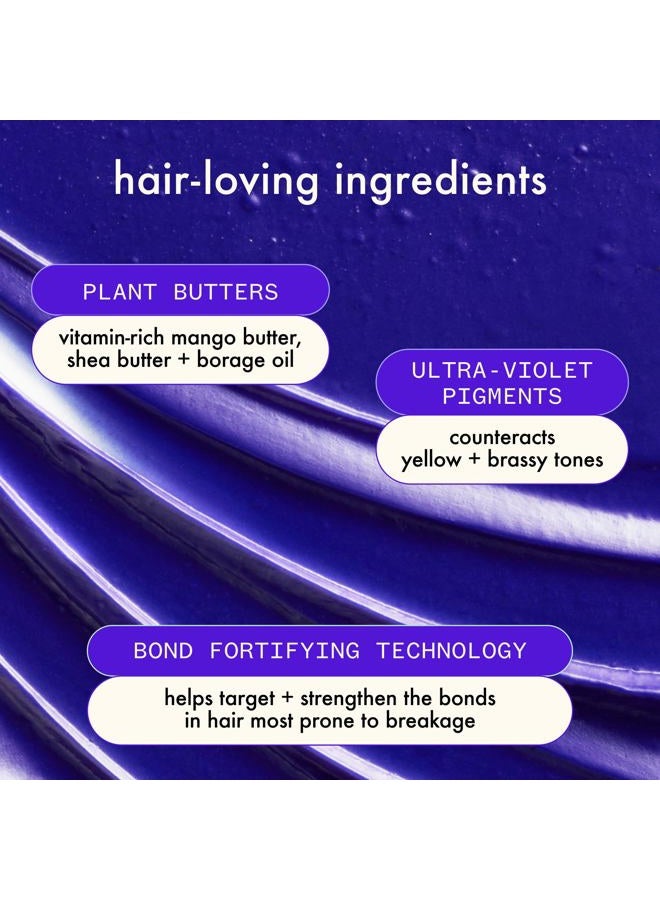 amika bust your brass toning + strength repair mask, 250ml - Image 5