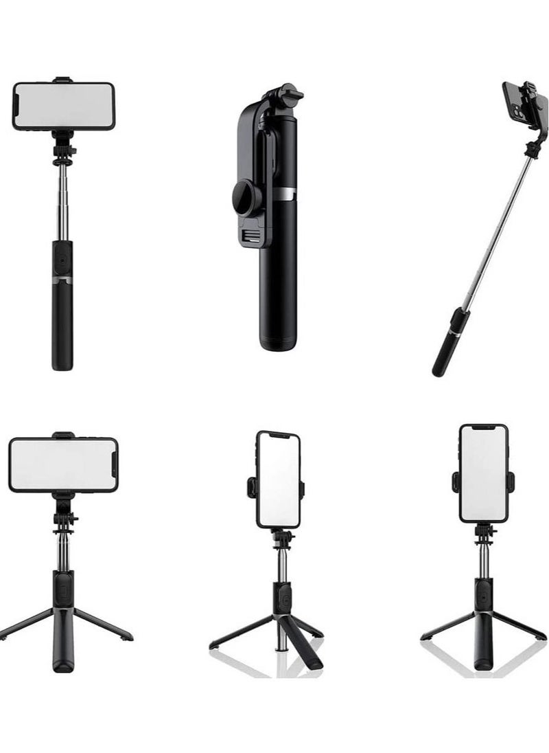 Generic - Selfie Stick, TDOO Selfie Stick with Detachable Wireless Remote and Mini Tripod Stand Selfie Stick for GOPRO iPhone 13 12 11 pro Xs Max Xr X 8 7 6 Plus - Image 1
