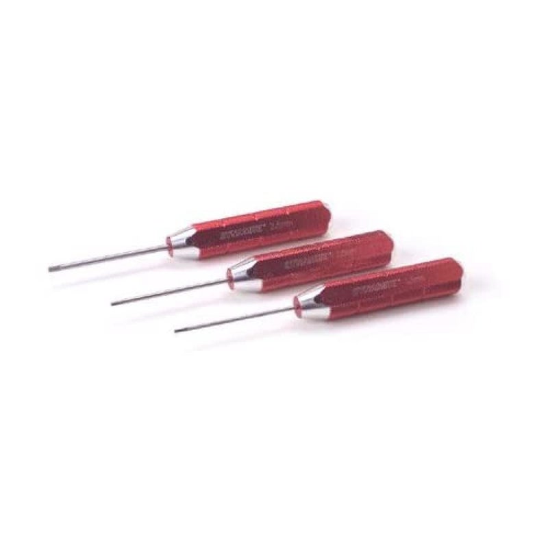 Dynamite Machined Hex Driver Metric Set Red DYN2904 Hand Tools Misc