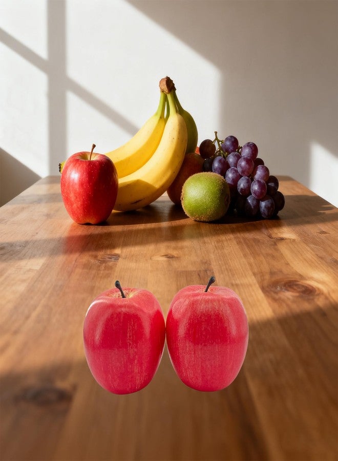 Halloluck 12 Pcs Artificial Apples Fake Fruit Faux Apples Realistic Fruits for Home Kitchen Table Fruit Bowl Home Decor Photography Props - Image 4