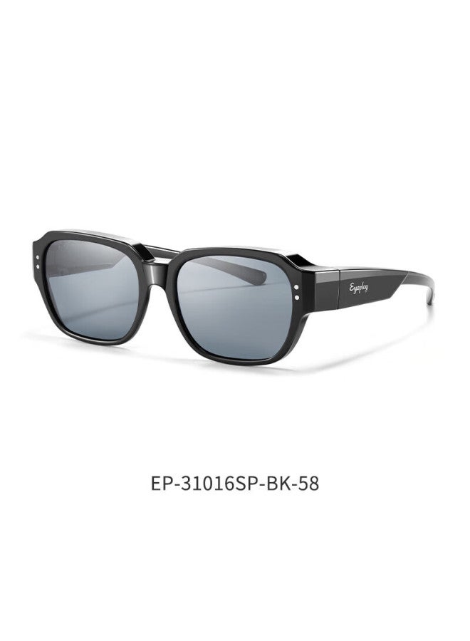 Eyeplay Polarized Sungl Clip-on For Men And Women, Universal For Driving, Fishing, And Driving