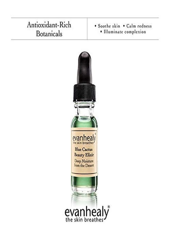 evanhealy Blue Cactus Beauty Elixir | Organic Jojoba & Prickly Pear Oils | Soothing & Hydrating Serum For All Skin Types  - Image 3