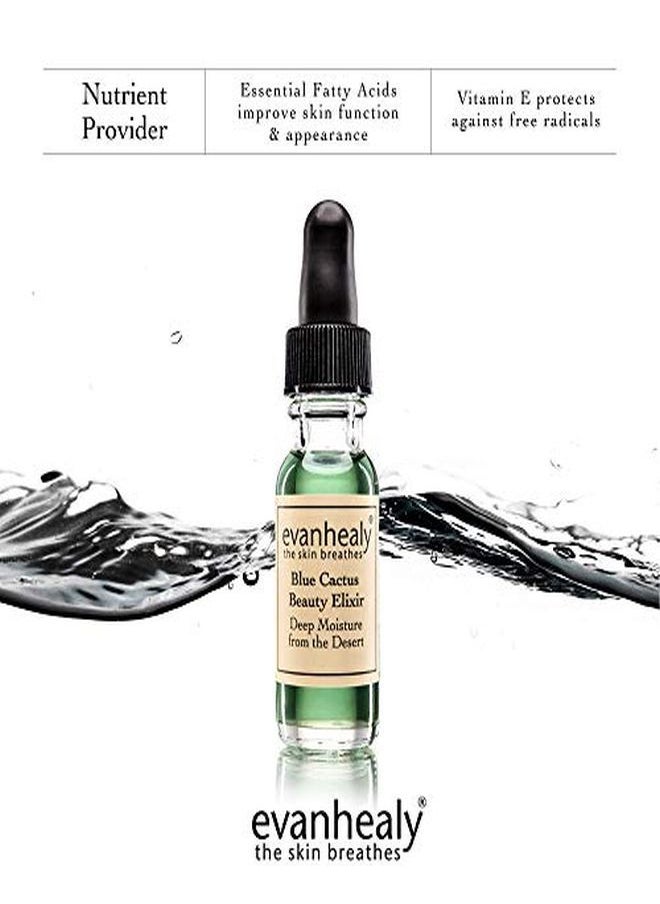 evanhealy Blue Cactus Beauty Elixir | Organic Jojoba & Prickly Pear Oils | Soothing & Hydrating Serum For All Skin Types  - Image 4