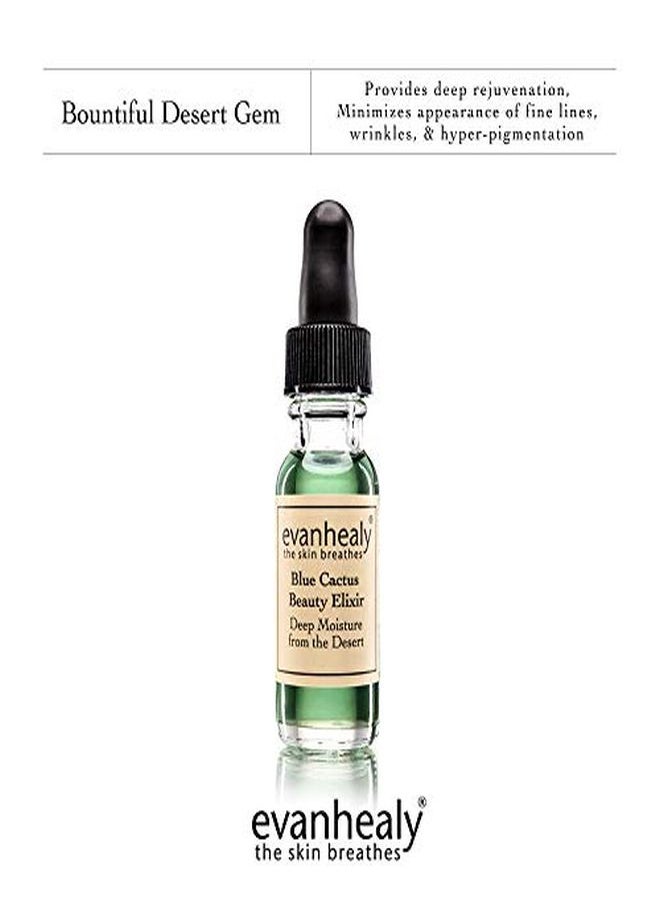 evanhealy Blue Cactus Beauty Elixir | Organic Jojoba & Prickly Pear Oils | Soothing & Hydrating Serum For All Skin Types  - Image 2