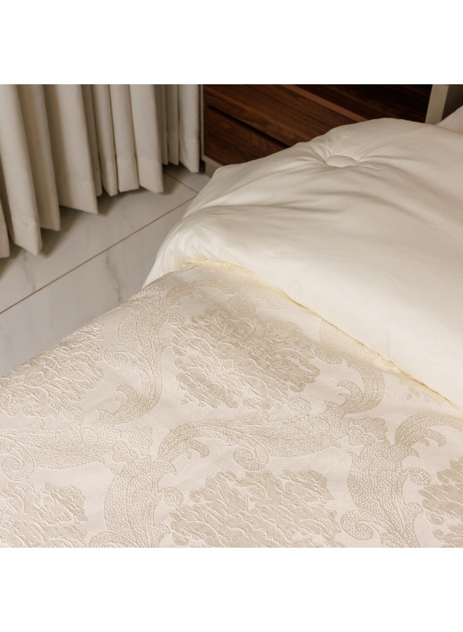 FoamZone Jacquard Microfiber Comforter, 10 PCs King Size 270x260 cm - Image 3