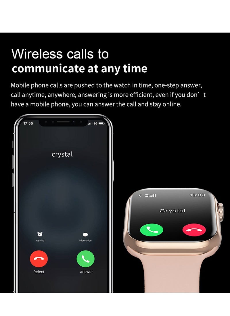 Smart Watch Waterproof Wireless Charging Silicone Strap For Men and Women