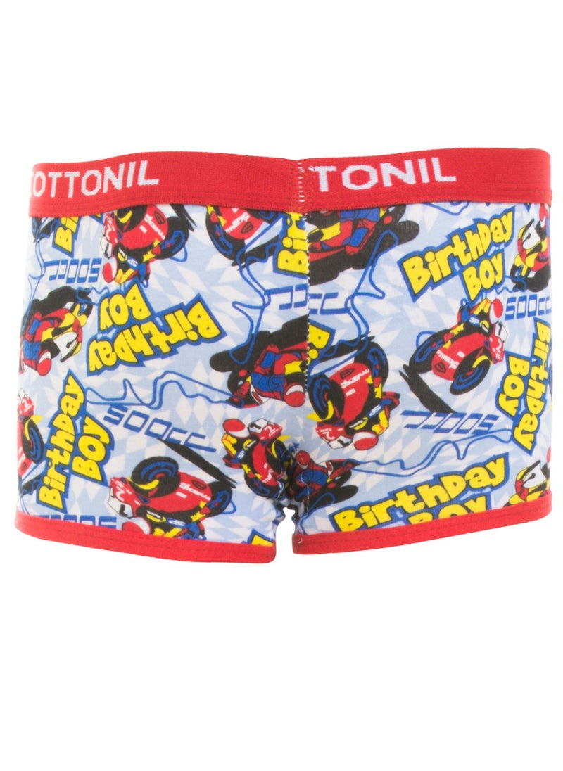 COTTONIL - Bundle Of Three Patterned Boys Boxer - Image 1