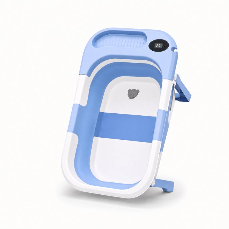 Foldable Baby Bathtub with Temperature Monitor - Portable and Practical Space Saving Bathtub - Image 5