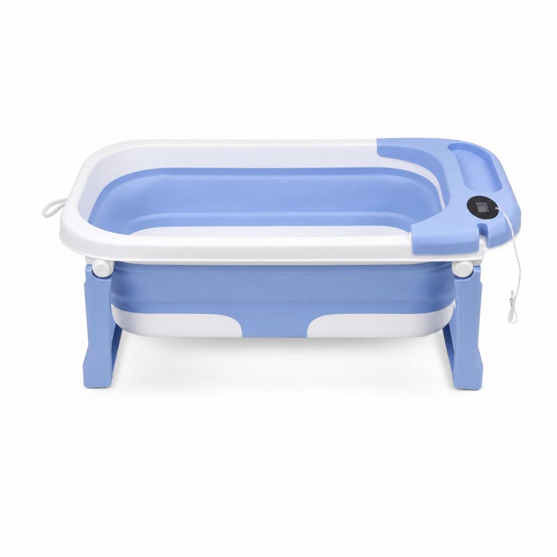 Foldable Baby Bathtub with Temperature Monitor - Portable and Practical Space Saving Bathtub - Image 3