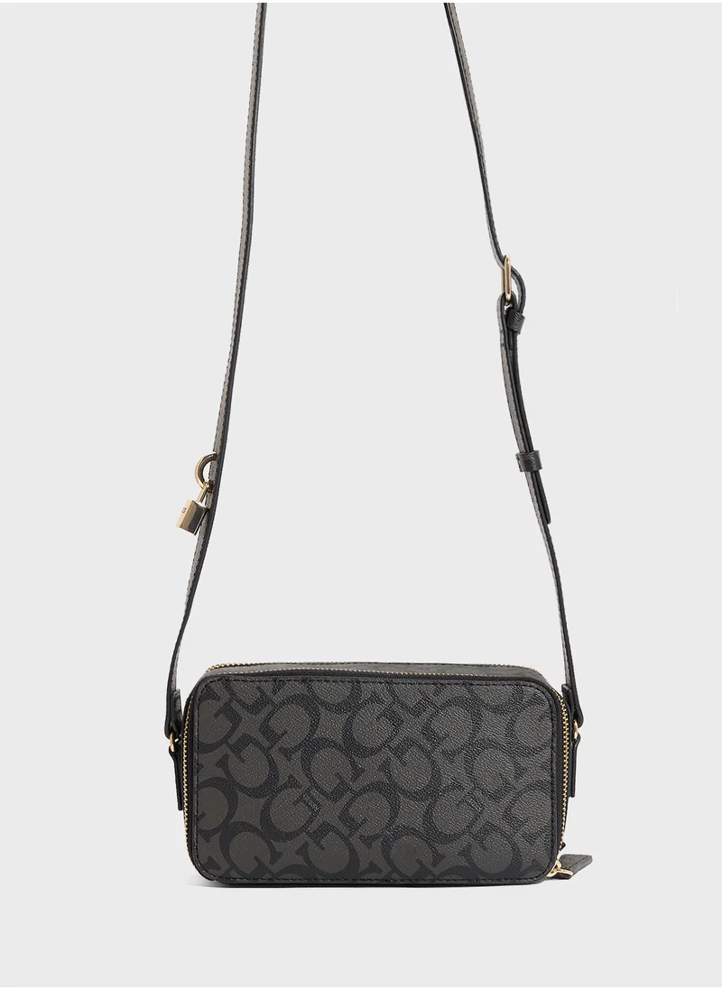 GUESS Reinee Mini Double Zip Crossbody