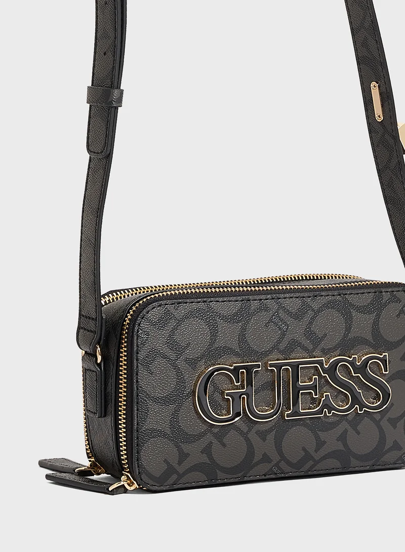 GUESS Reinee Mini Double Zip Crossbody