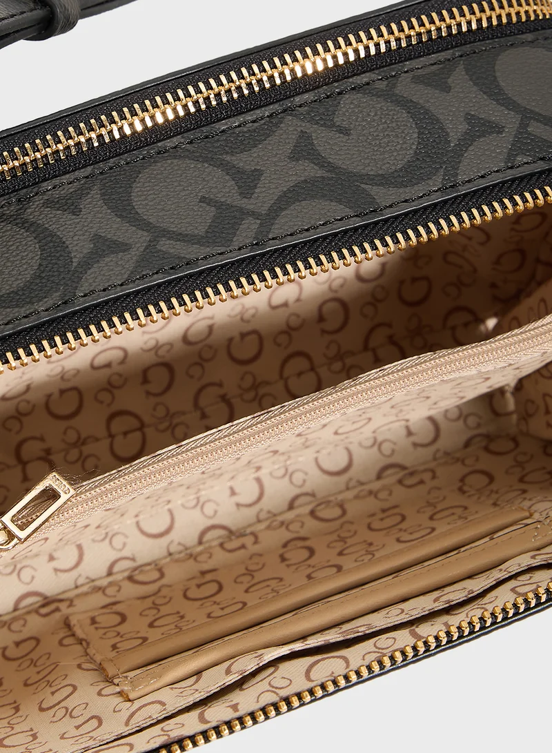 GUESS Reinee Mini Double Zip Crossbody