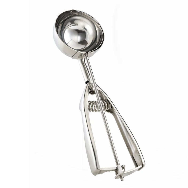 Solula Stainless Steel Large Muffin Scoop  Cupcake Batter Dispenser and Ice Cream Scoop  FoodGrade 188 Stainless Steel Size 10