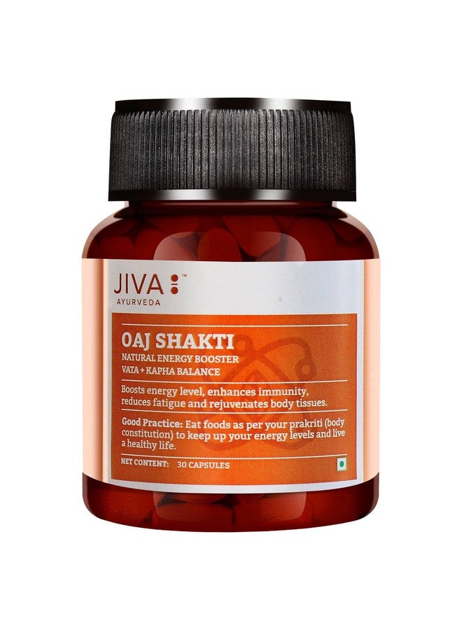 Jiva Oaj Shakti - 30 (Pack of 1) Capsules | Beneficial for physical and mental performance - Image 1