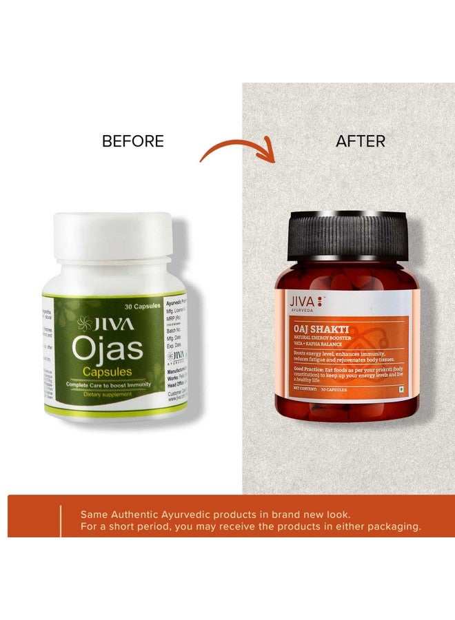 Jiva Oaj Shakti - 30 (Pack of 1) Capsules | Beneficial for physical and mental performance - Image 4