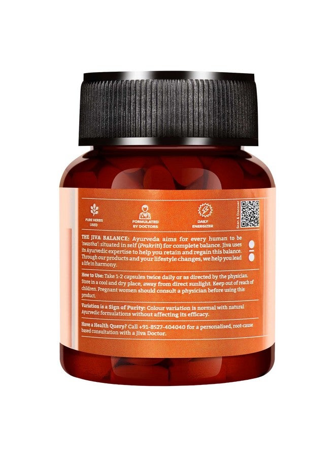 Jiva Oaj Shakti - 30 (Pack of 1) Capsules | Beneficial for physical and mental performance - Image 2