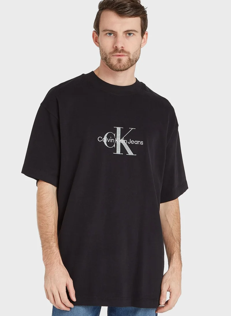 Calvin Klein Jeans Logo Crew Neck T-Shirt