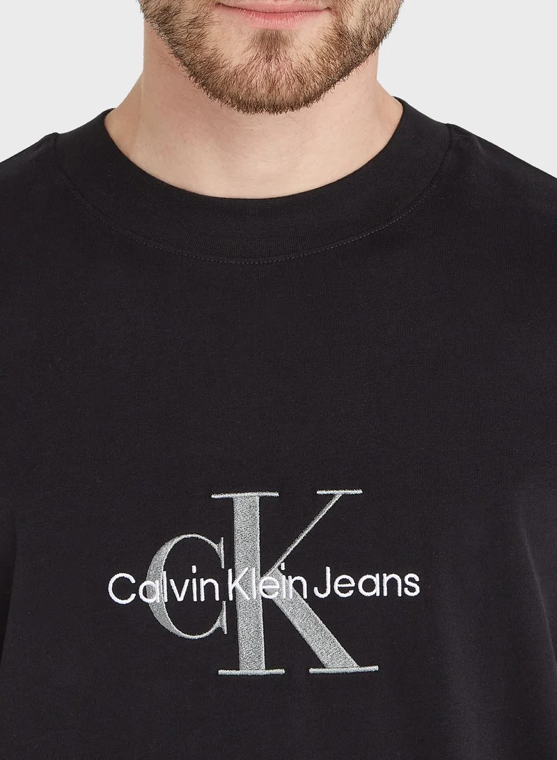 Calvin Klein Jeans Logo Crew Neck T-Shirt