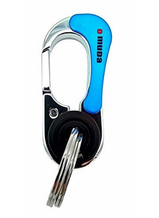 TechPro Antique Hook Locking Silver Metal Key Ring Key Chain For Gift Boys Girls & Friends  - Image 3