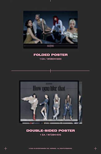 YG BLACKPINK - How You Like That (Special Edition) Album+Folded Poster+Hologram Photocard set - Image 4