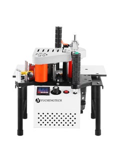 YUCHENGTECH Edge Bander Woodworking Edge Banding Machine Portable Edge Bander with Speed Control 2-6m min Curve Straight Edge Bander Machine Double-Sided Gluing - Width 10-60mm-Thickness 0.3-3mm 220V