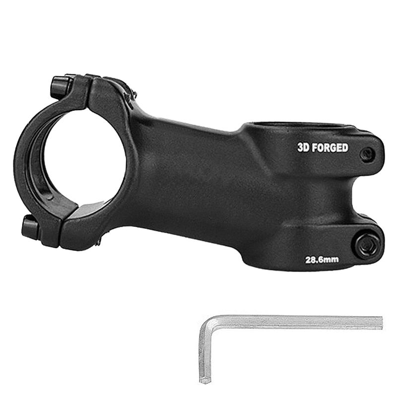 Osagie Bike Stem, Aluminum Alloy Mtb Stem, Mountain Bike Stem For 28.6Mm (1-1/8"") Handlebar Of Bicycle, Road Bike, Mtb, Bmx, Cycling (Black, 17 31.8X28.6X100Mm) - Image 1
